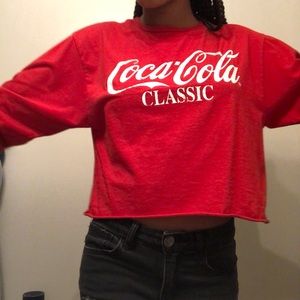 Red Coca-Cola Crop Top